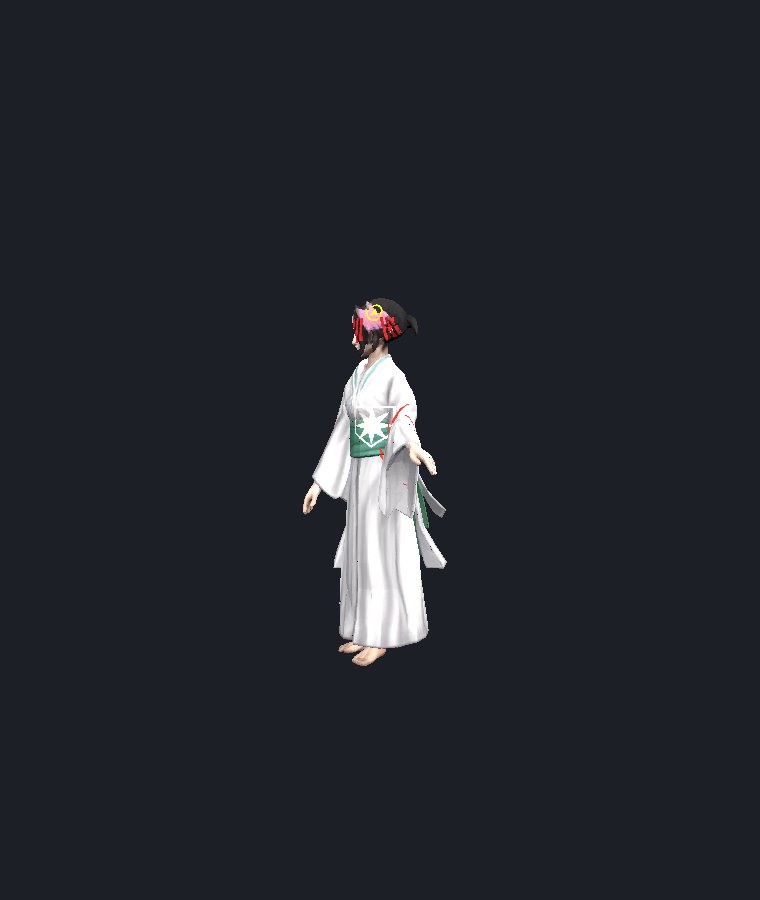 Projected skin decal — a star marking on the garment/skin of a character