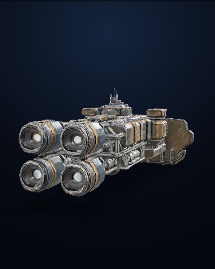 Bulwark — Prism ship build, off-screen render