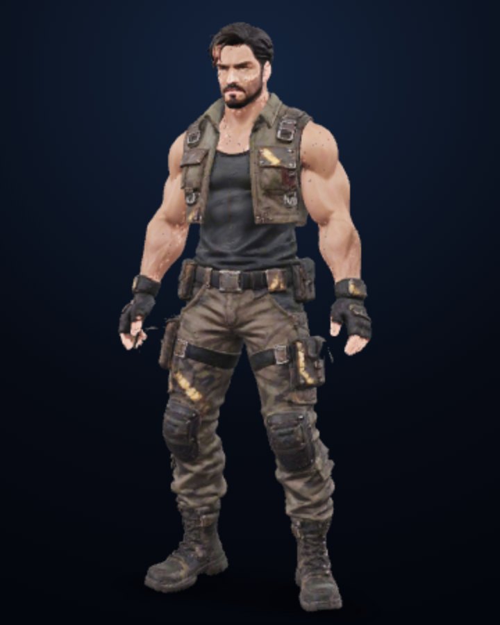 Cassian — Prism humanoid build, off-screen render