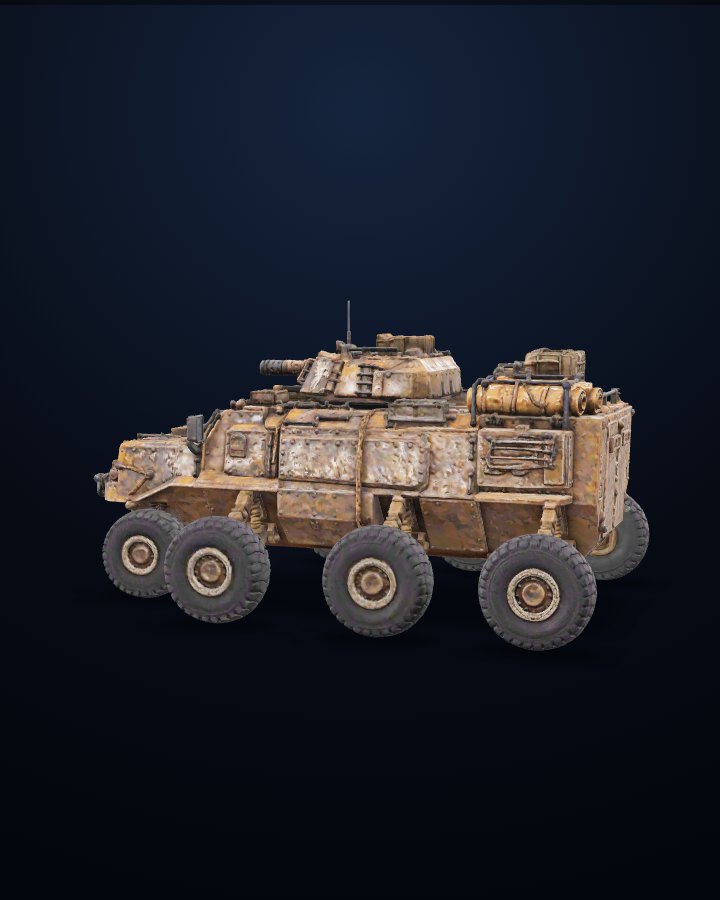 Ironclad Rig — Prism vehicle build, off-screen render